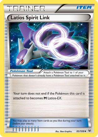 Latios Spirit Link 085  XY  Roaring Skies - Uncommon XY - Roaring Skies Pokemon Single  Squirtle Squad Card Shop.