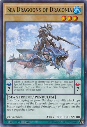 Sea Dragoons of Draconia (CROS-EN000) - Crossed Souls Unlimited Crossed Souls Yugioh Single  Squirtle Squad Card Shop.
