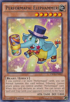 Performapal Elephammer (CROS-EN002) - Crossed Souls Unlimited Crossed Souls Yugioh Single  Squirtle Squad Card Shop.