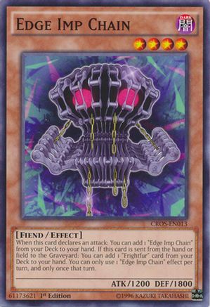 Edge Imp Chain (CROS-EN013) - Crossed Souls 1st Edition Crossed Souls Yugioh Single  Squirtle Squad Card Shop.