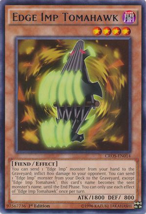 Edge Imp Tomahawk (CROS-EN014) - Crossed Souls Unlimited Crossed Souls Yugioh Single  Squirtle Squad Card Shop.
