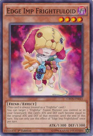 Edge Imp Frightfuloid (CROS-EN015) - Crossed Souls Unlimited Crossed Souls Yugioh Single  Squirtle Squad Card Shop.