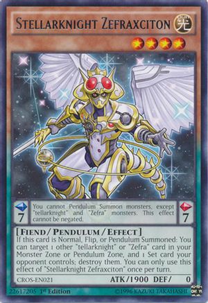Stellarknight Zefraxciton (CROS-EN021) - Crossed Souls 1st Edition Crossed Souls Yugioh Single  Squirtle Squad Card Shop.