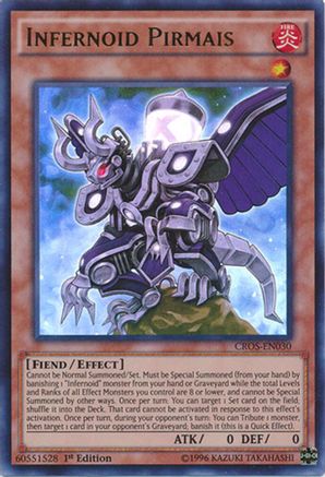Infernoid Pirmais (CROS-EN030) - Crossed Souls 1st Edition Crossed Souls Yugioh Single  Squirtle Squad Card Shop.