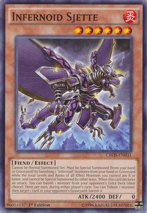 Infernoid Sjette (CROS-EN031) - Crossed Souls Unlimited Crossed Souls Yugioh Single  Squirtle Squad Card Shop.