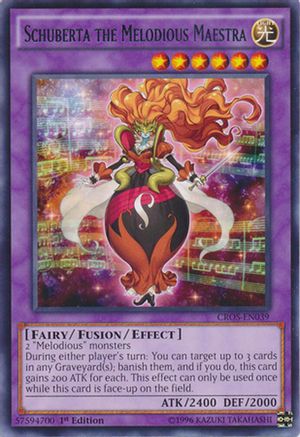Schuberta the Melodious Maestra (CROS-EN039) - Crossed Souls Unlimited Crossed Souls Yugioh Single  Squirtle Squad Card Shop.
