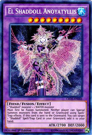 El Shaddoll Anoyatyllis (CROS-EN044) - Crossed Souls 1st Edition Crossed Souls Yugioh Single  Squirtle Squad Card Shop.