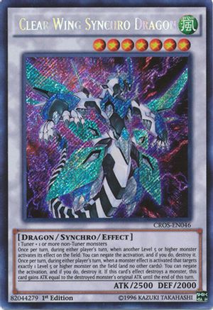 Clear Wing Synchro Dragon (CROS-EN046) - Crossed Souls 1st Edition Crossed Souls Yugioh Single  Squirtle Squad Card Shop.