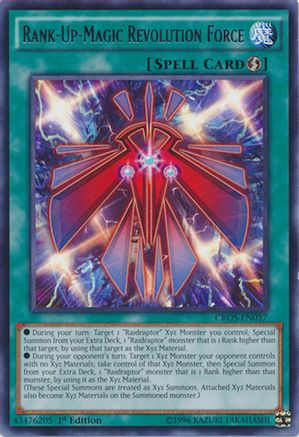 Rank-Up-Magic Revolution Force (CROS-EN057) - Crossed Souls Unlimited Crossed Souls Yugioh Single  Squirtle Squad Card Shop.