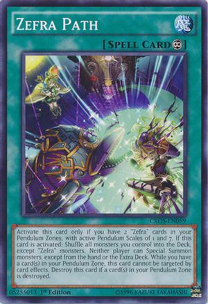 Zefra Path (CROS-EN059) - Crossed Souls 1st Edition Crossed Souls Yugioh Single  Squirtle Squad Card Shop.