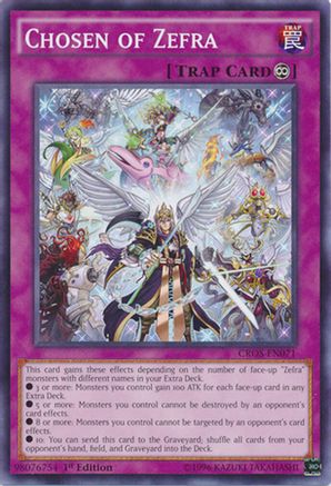 Chosen of Zefra (CROS-EN071) - Crossed Souls Unlimited Crossed Souls Yugioh Single  Squirtle Squad Card Shop.