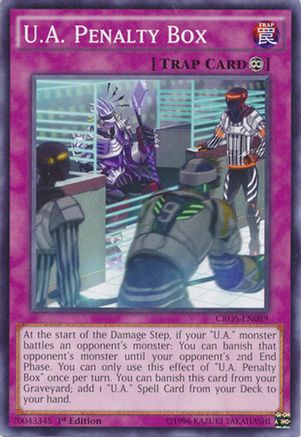 U.A. Penalty Box (CROS-EN089) - Crossed Souls 1st Edition Crossed Souls Yugioh Single  Squirtle Squad Card Shop.