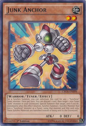 Junk Anchor (CROS-EN098) - Crossed Souls Unlimited Crossed Souls Yugioh Single  Squirtle Squad Card Shop.