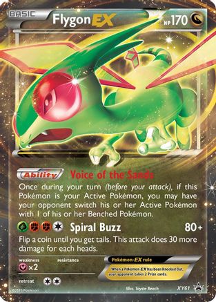 Flygon EX XY61  - Holofoil XY Promos - Promo XY Promos Pokemon Single  Squirtle Squad Card Shop.