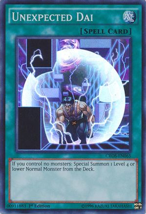 Unexpected Dai (CROS-EN065) - Crossed Souls Unlimited Crossed Souls Yugioh Single  Squirtle Squad Card Shop.