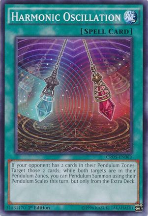 Harmonic Oscillation (CROS-EN063) - Crossed Souls Unlimited Crossed Souls Yugioh Single  Squirtle Squad Card Shop.