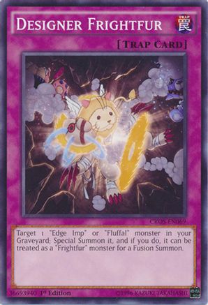 Designer Frightfur (CROS-EN069) - Crossed Souls 1st Edition Crossed Souls Yugioh Single  Squirtle Squad Card Shop.