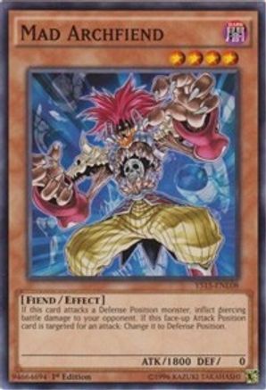 Mad Archfiend (YS15-ENL08) - Starter Deck: Dark Legion 1st Edition Starter Deck: Dark Legion Yugioh Single  Squirtle Squad Card Shop.