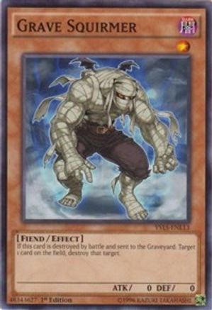 Grave Squirmer (YS15-ENL13) - Starter Deck: Dark Legion 1st Edition Starter Deck: Dark Legion Yugioh Single  Squirtle Squad Card Shop.