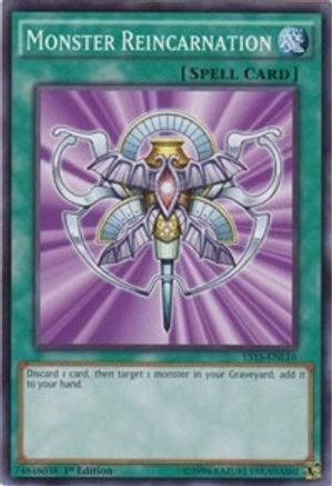 Monster Reincarnation (YS15-ENL16) - Starter Deck: Dark Legion 1st Edition Starter Deck: Dark Legion Yugioh Single  Squirtle Squad Card Shop.