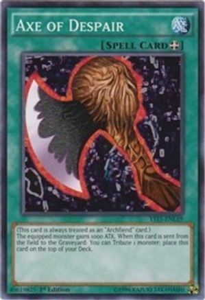 Axe of Despair (YS15-ENL19) - Starter Deck: Dark Legion 1st Edition Starter Deck: Dark Legion Yugioh Single  Squirtle Squad Card Shop.