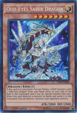 Odd-Eyes Saber Dragon (YS15-ENF00) - Starter Deck: Saber Force 1st Edition Starter Deck: Saber Force Yugioh Single  Squirtle Squad Card Shop.