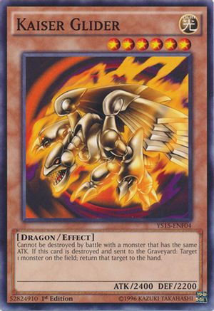 Kaiser Glider (YS15-ENF04) - Starter Deck: Saber Force 1st Edition Starter Deck: Saber Force Yugioh Single  Squirtle Squad Card Shop.