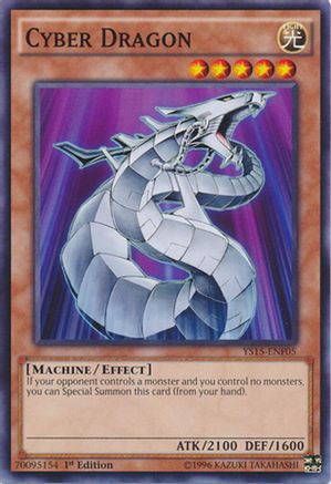 Cyber Dragon (YS15-ENF05) - Starter Deck: Saber Force 1st Edition Starter Deck: Saber Force Yugioh Single  Squirtle Squad Card Shop.