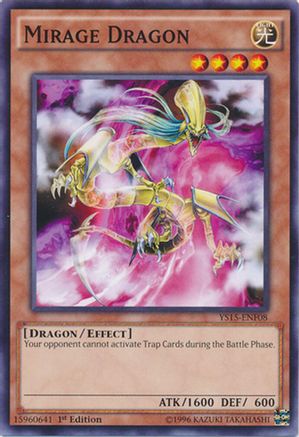 Mirage Dragon (YS15-ENF08) - Starter Deck: Saber Force 1st Edition Starter Deck: Saber Force Yugioh Single  Squirtle Squad Card Shop.