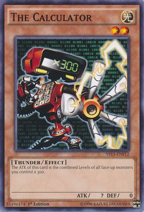 The Calculator (YS15-ENF12) - Starter Deck: Saber Force 1st Edition Starter Deck: Saber Force Yugioh Single  Squirtle Squad Card Shop.
