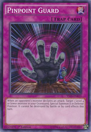 Pinpoint Guard (YS15-ENF23) - Starter Deck: Saber Force 1st Edition Starter Deck: Saber Force Yugioh Single  Squirtle Squad Card Shop.