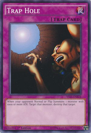 Trap Hole (YS15-ENF24) - Starter Deck: Saber Force 1st Edition Starter Deck: Saber Force Yugioh Single  Squirtle Squad Card Shop.