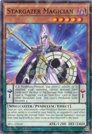 Stargazer Magician (Shatterfoil) (SP15-EN010) - Star Pack ARC-V 1st Edition Star Pack ARC-V Yugioh Single  Squirtle Squad Card Shop.