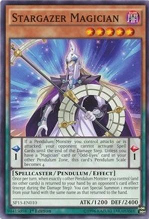 Stargazer Magician (SP15-EN010) - Star Pack ARC-V 1st Edition Star Pack ARC-V Yugioh Single  Squirtle Squad Card Shop.