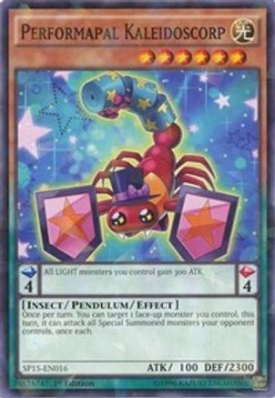 Performapal Kaleidoscorp (Shatterfoil) (SP15-EN016) - Star Pack ARC-V 1st Edition Star Pack ARC-V Yugioh Single  Squirtle Squad Card Shop.