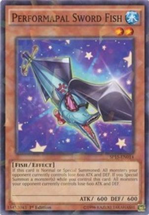 Performapal Sword Fish (Shatterfoil) (SP15-EN014) - Star Pack ARC-V 1st Edition Star Pack ARC-V Yugioh Single  Squirtle Squad Card Shop.