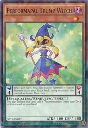 Performapal Trump Witch (Shatterfoil) (SP15-EN027) - Star Pack ARC-V 1st Edition Star Pack ARC-V Yugioh Single  Squirtle Squad Card Shop.