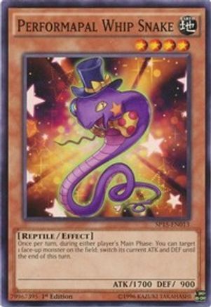Performapal Whip Snake (SP15-EN013) - Star Pack ARC-V 1st Edition Star Pack ARC-V Yugioh Single  Squirtle Squad Card Shop.