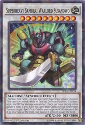 Superheavy Samurai Warlord Susanowo (Shatterfoil) (SP15-EN034) - Star Pack ARC-V 1st Edition Star Pack ARC-V Yugioh Single  Squirtle Squad Card Shop.