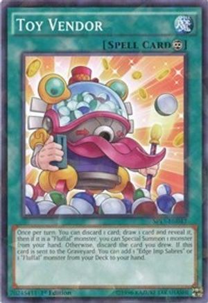 Toy Vendor (Shatterfoil) (SP15-EN043) - Star Pack ARC-V 1st Edition Star Pack ARC-V Yugioh Single  Squirtle Squad Card Shop.