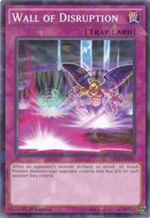 Wall of Disruption (Shatterfoil) (SP15-EN049) - Star Pack ARC-V 1st Edition Star Pack ARC-V Yugioh Single  Squirtle Squad Card Shop.