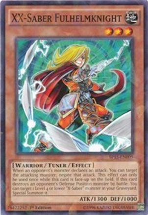 XX-Saber Fulhelmknight (Shatterfoil) (SP15-EN005) - Star Pack ARC-V 1st Edition Star Pack ARC-V Yugioh Single  Squirtle Squad Card Shop.
