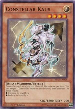 Constellar Kaus (SP15-EN008) - Star Pack ARC-V 1st Edition Star Pack ARC-V Yugioh Single  Squirtle Squad Card Shop.