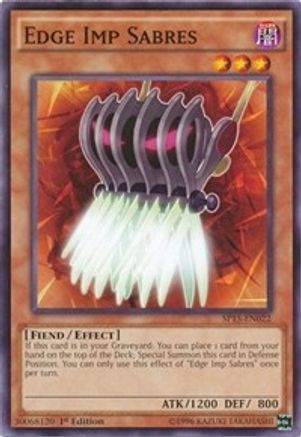 Edge Imp Sabres (SP15-EN022) - Star Pack ARC-V 1st Edition Star Pack ARC-V Yugioh Single  Squirtle Squad Card Shop.