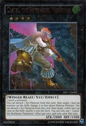 Castel, the Skyblaster Musketeer (UTR) (AP07-EN002) - Astral Pack 7 Unlimited Astral Pack 7 Yugioh Single  Squirtle Squad Card Shop.