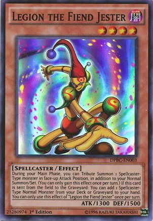 Legion the Fiend Jester (DPBC-EN003) - Duelist Pack: Battle City 1st Edition Duelist Pack: Battle City Yugioh Single  Squirtle Squad Card Shop.