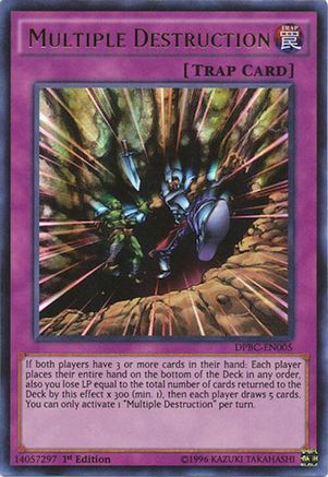 Multiple Destruction (DPBC-EN005) - Duelist Pack: Battle City 1st Edition Duelist Pack: Battle City Yugioh Single  Squirtle Squad Card Shop.