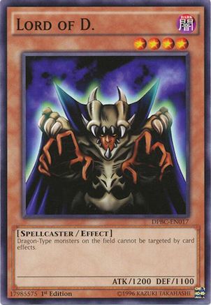 Lord of D. (DPBC-EN017) - Duelist Pack: Battle City 1st Edition Duelist Pack: Battle City Yugioh Single  Squirtle Squad Card Shop.