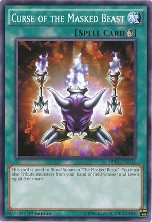 Curse of the Masked Beast (DPBC-EN032) - Duelist Pack: Battle City 1st Edition Duelist Pack: Battle City Yugioh Single  Squirtle Squad Card Shop.