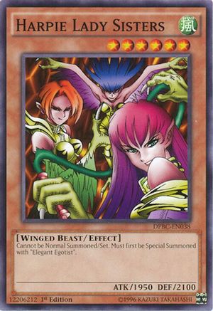 Harpie Lady Sisters (DPBC-EN038) - Duelist Pack: Battle City 1st Edition Duelist Pack: Battle City Yugioh Single  Squirtle Squad Card Shop.